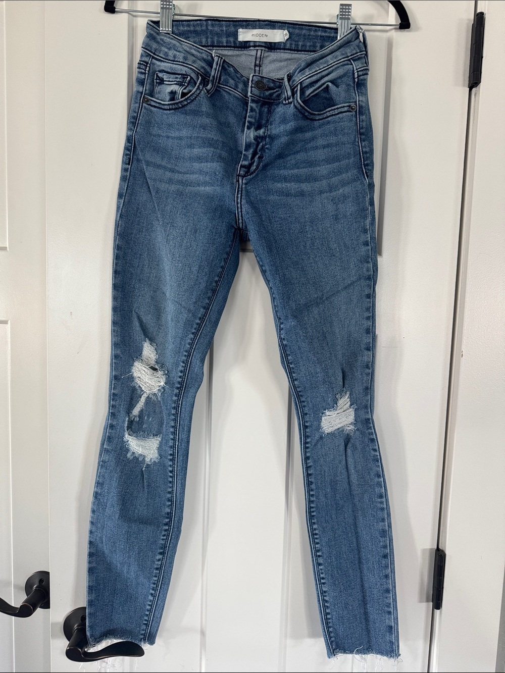 Hidden Skinny Ripped Jeans